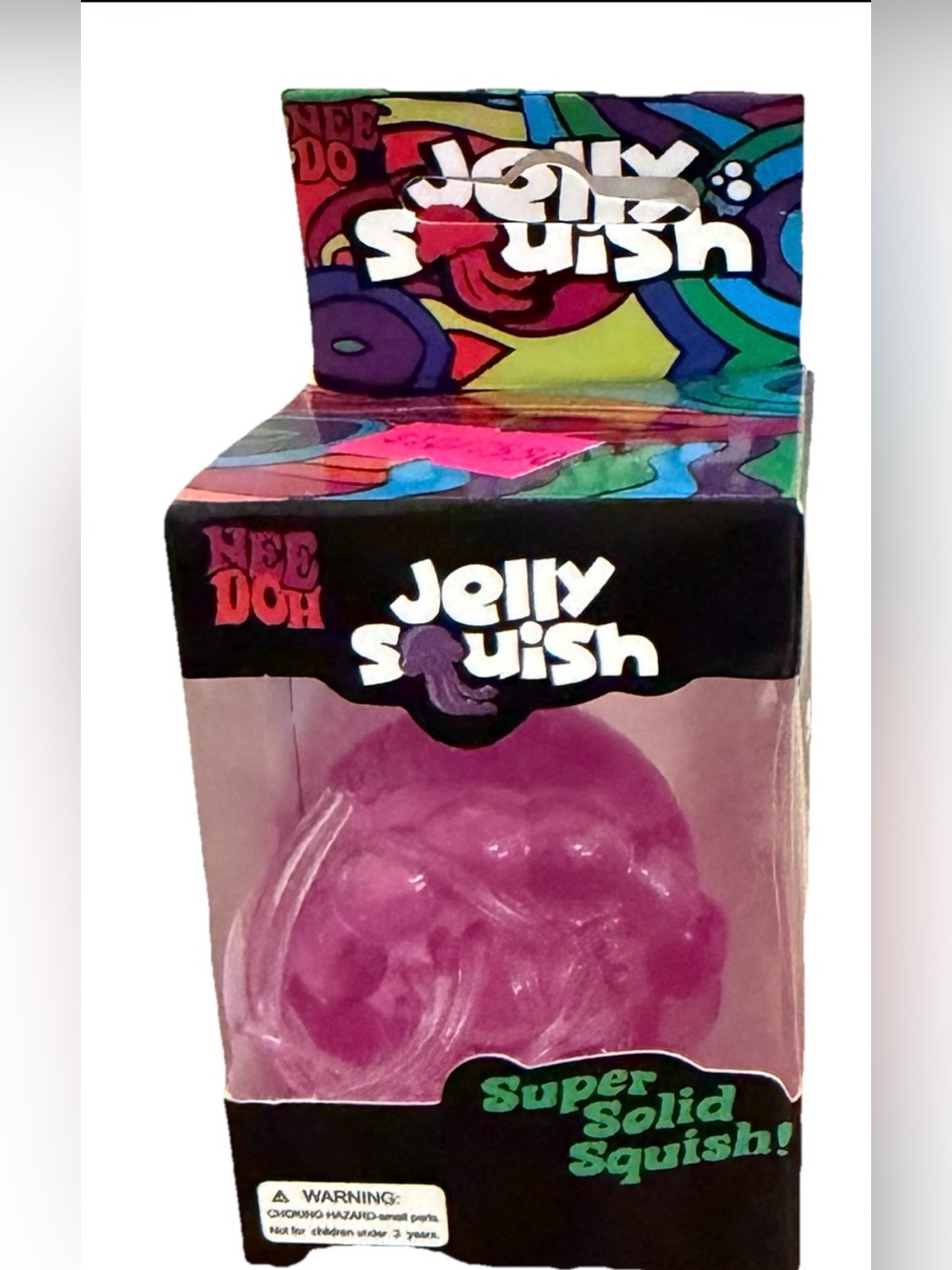 Needoh Jelly Squish Super Solid Squish - Purple